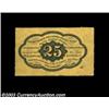 Image 2 : Fr. 1279 25c First Issue Very Choice New. Bright and attractive, with a perfectly centered back and.