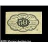 Image 2 : Fr. 1312 50c First Issue Choice New. There is a natural, very tiny gutter fold, and two of the margi