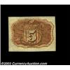 Image 2 : Fr. 1232 5c Second Issue Superb Gem New. Broadly margined and bright, with terrific color and good,.
