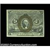 Image 1 : Fr. 1234 5c Second Issue Gem New. Beautifully centered on both sides, with bright, flashy color and.