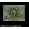 Image 1 : Fr. 1244 10c Second Issue Very Choice New. A touch of margin away from the full Gem grade. The surfa
