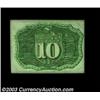 Image 2 : Fr. 1244 10c Second Issue Very Choice New. A touch of margin away from the full Gem grade. The surfa