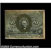 Image 1 : Fr. 1248 10c Second Issue Extremely Fine. A very nice example of this important note of which fewer.
