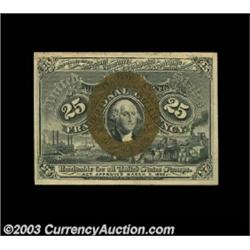 Fr. 1283 25c Second Issue Gem New. A lovely example of the denomination, this type is extremely diff