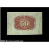 Image 3 : Fr. 1314 SP 50 Cents Second Issue Wide Margin Pair. Both face and back are on CSA paper, the back wi