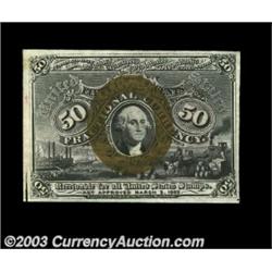 Fr. 1318 50c Second Issue Gem New. A lovely note with original paper surfaces, ideal color, good cen