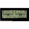 Image 1 : Fr. 1226 3c Third Issue Horizontal Pair. The pair itself grades About New due to a vertical fold bet
