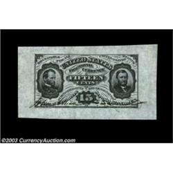 Fr. 1275SP 15c Third Issue Wide Margin Pair Gem New. A beautiful pair from our 1995 sale of the Geng