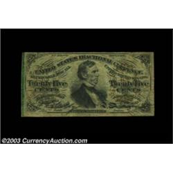 Fr. 1298 25c Third Issue Extremely Fine. Somewhat dark, as are most, but scarce in all grades. Impor