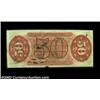 Image 2 : Fr. 1328 50c Third Issue Spinner Very Choice New. Bold, dark signatures and primarily huge margins m