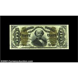 Fr. 1331 50c Third Issue Spinner Very Choice New. Fresh and original with deep embossing, but too ti