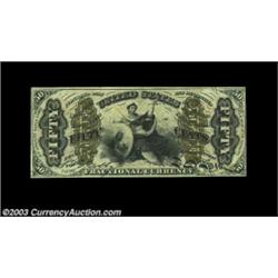 Fr. 1347 50c Third Issue Justice Choice New. The right face margin is tight but clear of the frame l