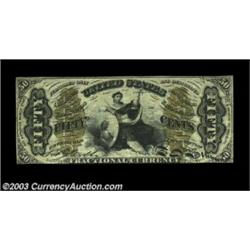 Fr. 1370 50c Third Issue Justice Choice About New. The note has a very light center fold, but that i