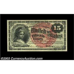 Fr. 1267 15c Fourth Issue Superb Gem New. A flawless example, with huge, even margins, razor-sharp p