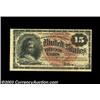 Image 1 : Fr. 1267 15c Fourth Issue Very Choice New. Another nice 15c note, Gem in every way but for the cente