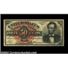 Image 1 : Fr. 1374 50ó Fourth Issue Lincoln Choice Very Fine. A strictly original and problem-free Lincoln wit