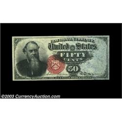 Fr. 1376 50c Fourth Issue Stanton Superb Gem New. Huge margins, beautiful color, original paper surf
