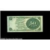 Image 2 : Fr. 1376 50c Fourth Issue Stanton Superb Gem New. Huge margins, beautiful color, original paper surf