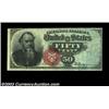 Image 1 : Fr. 1376 50c Fourth Issue Stanton Very Choice New. Spectacular color is the standout feature of this