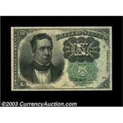 Fr. 1264 10c Fifth Issue Gem New. A lovely example of this scarcest Fifth Issue note. Green Seals wi
