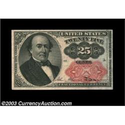 Fr. 1309 25c Fifth Issue Gem New. A real Gem, with broad margins and bright colors. Most unusually,.
