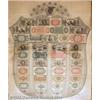 Image 1 : Gray Fractional Currency Shield. A beautifully bright Shield with all of the notes retaining their f