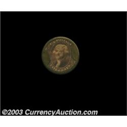 HB-64 EP-67 5c Brown's Bronchial Troches About New. About half the silver remains, beautifully highl