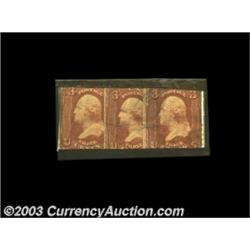HB- EP-95a 9c Strip. Often called a Feuchtwanger strip, as the back bears an eagle reminiscent of th