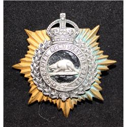B9. Canadian Army Service Corps OFFFICER'S Cap badge