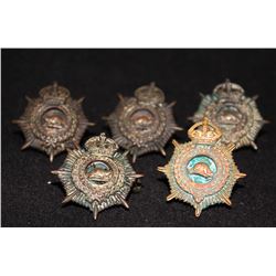 B15. Canadian Army Service Corps collar badge lot