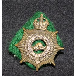 B16. Canadian Army Service Corps Collar badge
