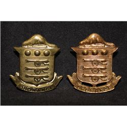 B21. Canadian Ordnance Corps Cap/Collar badge lot