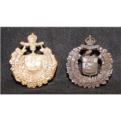 B29. Lord Strathcona's Horse, Royal Canadian Cap/Collar badge lot