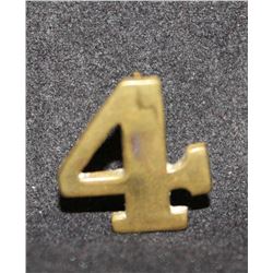 B50. 4th Hussars number.