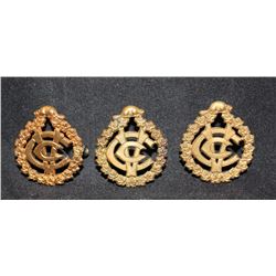 C8. Canadian Veterinary Corps Collar badge Lot