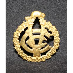 C11. Canadian Veterinary Corps OFFICER'S Collar badge