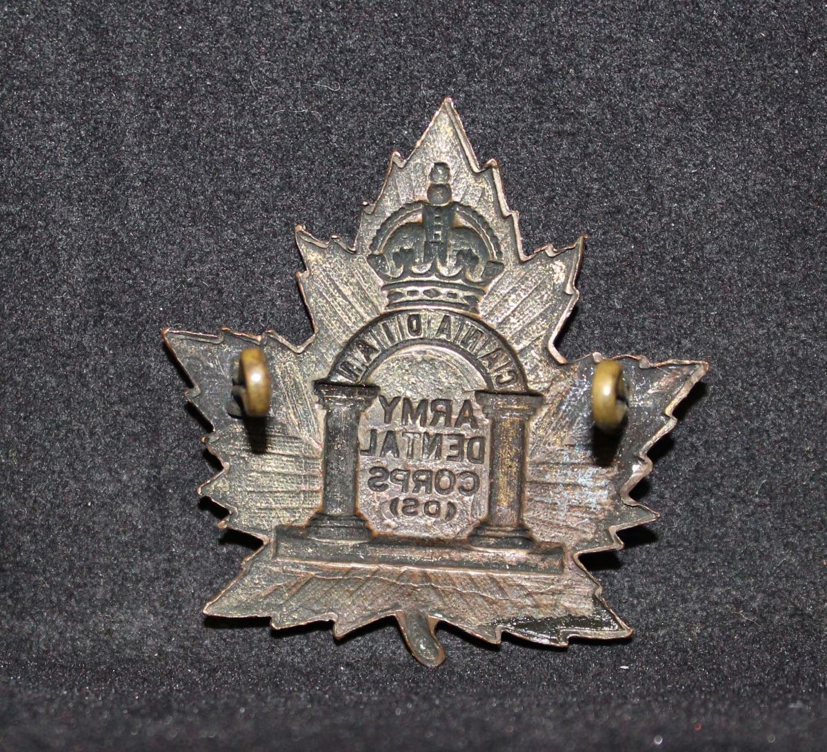 C14. Canadian Dental Corps Cap Badge