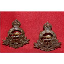 C23. Canadian Army Pay Corps collar badges