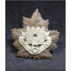 C37. 6th Battalion, WINNIPEG, Fort Garry Horse, Cap badge