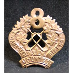 C41. 8th Canadian Mounted Rifles, OTTAWA, Cap Badge