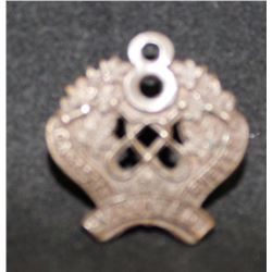 C42. 8th Canadian Mounted Rifles, OTTAWA, collar badge