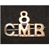Image 1 : C43. 8th Canadian Mounted Rifles, OTTAWA, shoulder title