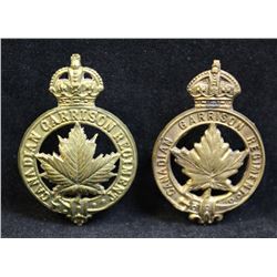 C57. Canadian Garrison Regiment Cap Badge lot