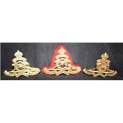 D1. Royal Canadian Artillery Cap Badge Lot