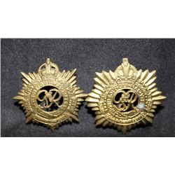 D17. Royal Canadian Army Service Corps Cap Badge lot