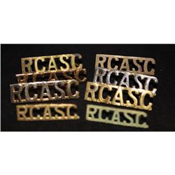 D23. Royal Canadian Army Service Corps Shoulder badge lot