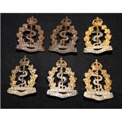 D25. Royal Canadian Army Medicial Corps, Officer's, Nursing Sisters, collar lot