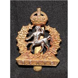 D27. Royal Canadian Army Veterinary Corps Cap Badge