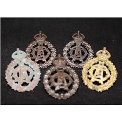D33. Canadian Army Dental Corps Collar badge lot