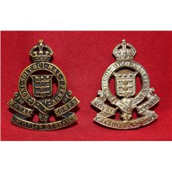 D41. Royal Canadian Army Ordnance Corps, OFFICER'S Cap badge lot